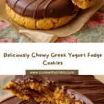 Healthy Peanut Butter Greek Yogurt Chocolate Fudge Cookies Recipe