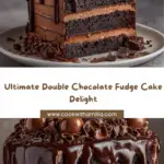 Double Chocolate Fudge Layer Cake Recipe