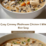 Creamy Mushroom Chicken and Wild Rice Soup Recipe