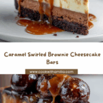 Decadent Caramel Swirled Brownie Cheesecake Delight Recipe