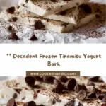Frozen Tiramisu Bark with Greek Yogurt & Espresso Crunch Recipe