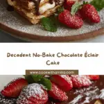 Creamy No-Bake Chocolate Éclair Cake with Layers of Delight Recipe