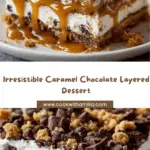 Caramel Chocolate Layered Delight Recipe