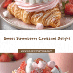 Strawberry Marshmallow Cream Croissant Recipe