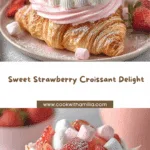 Strawberry Marshmallow Cream Croissant Recipe