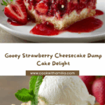 Gooey Strawberry Cheesecake Dump Cake with Creamy Layers Recipe