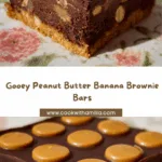 Greek Yogurt Chocolate Peanut Butter Banana Brownie Bars Recipe