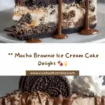 Mocha Brownie Ice Cream Cake Recipe