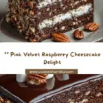 Pink Velvet Raspberry Cheesecake** Recipe