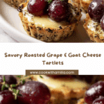 Roasted Grape & Thyme Tartlets with Goat Cheese Custard Recipe