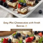 Mini Cheesecakes with Fresh Berries Recipe