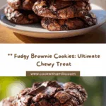 Fudgy Brownie Cookies – Chewy, Gooey, and Irresistible Recipe