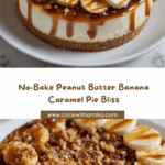 No-Bake Peanut Butter Banana Caramel Pie Recipe