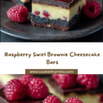 Decadent Raspberry Swirled Brownie Cheesecake Bars Recipe