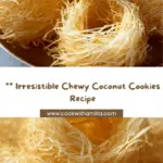 Chewy Coconut Cookies Recipe