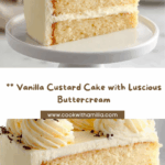 Vanilla Custard Cake Recipe