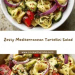 Mediterranean Tortellini Salad with Artichokes & Olives Recipe