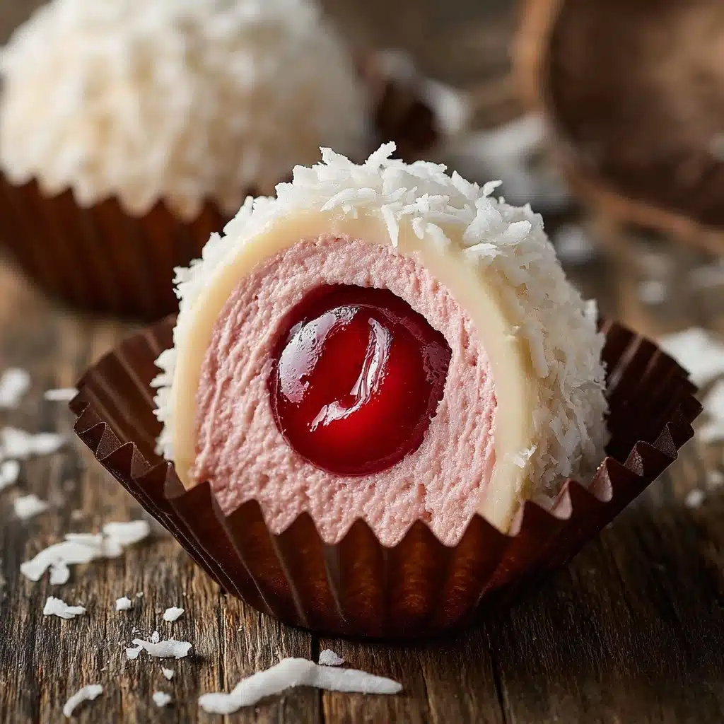 Chocolate Cherry Coconut Truffles Recipe