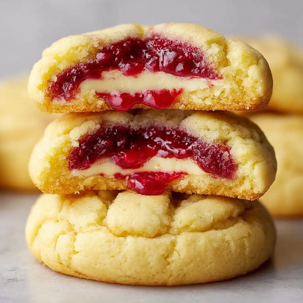 Cherry Cheesecake Stuffed Cookies – Gooey & Delicious Recipe