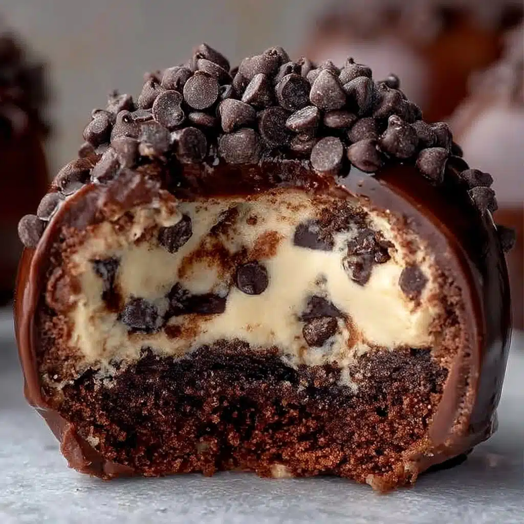 Chocolate Chip Cookie Dough Brownie Bombs Recipe