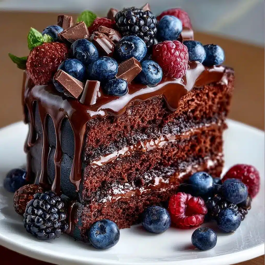 Decadent Chocolate Berry Cake Recipe