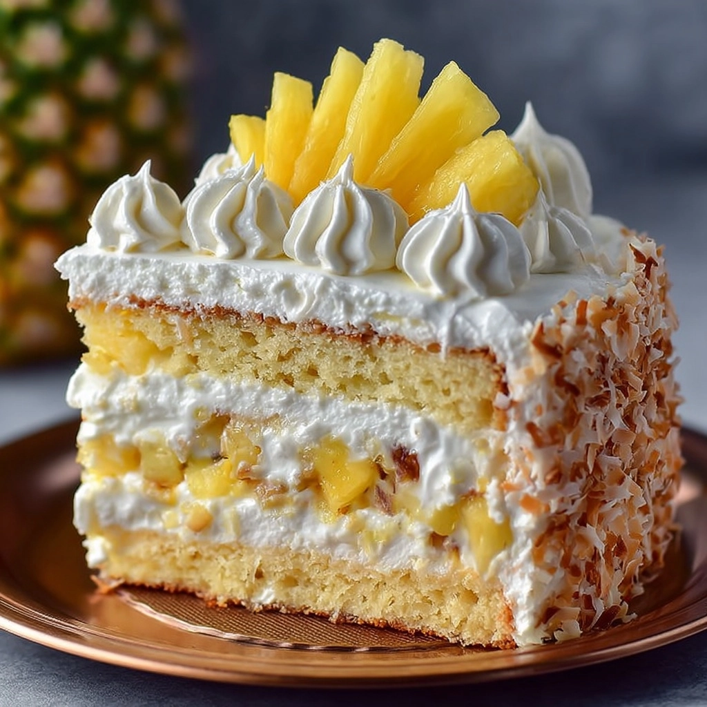 Pineapple Coconut Dream Cake Recipe