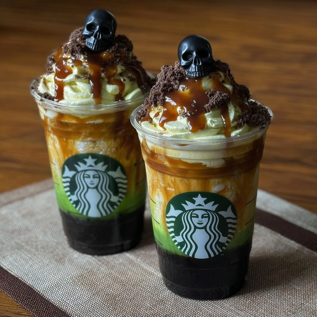 Starbucks Poison Apple Emerald Caramel Frappuccinos Recipe