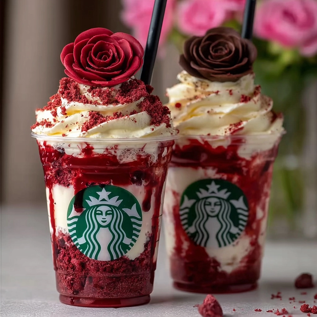 Desire Red Velvet Mocha Frappuccinos Recipe