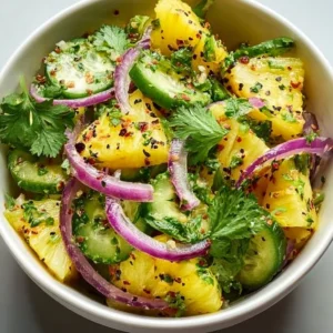 Pineapple Cucumber Salad Recipe