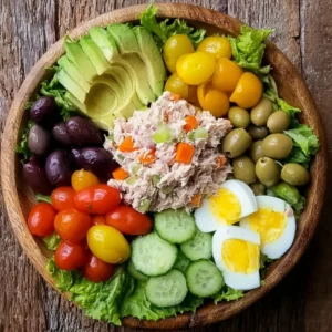 Mediterranean Tuna Salad Bowl Recipe