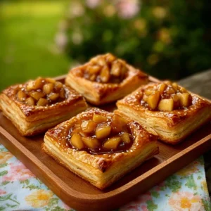 Caramel Apple Puff Pastry Recipe