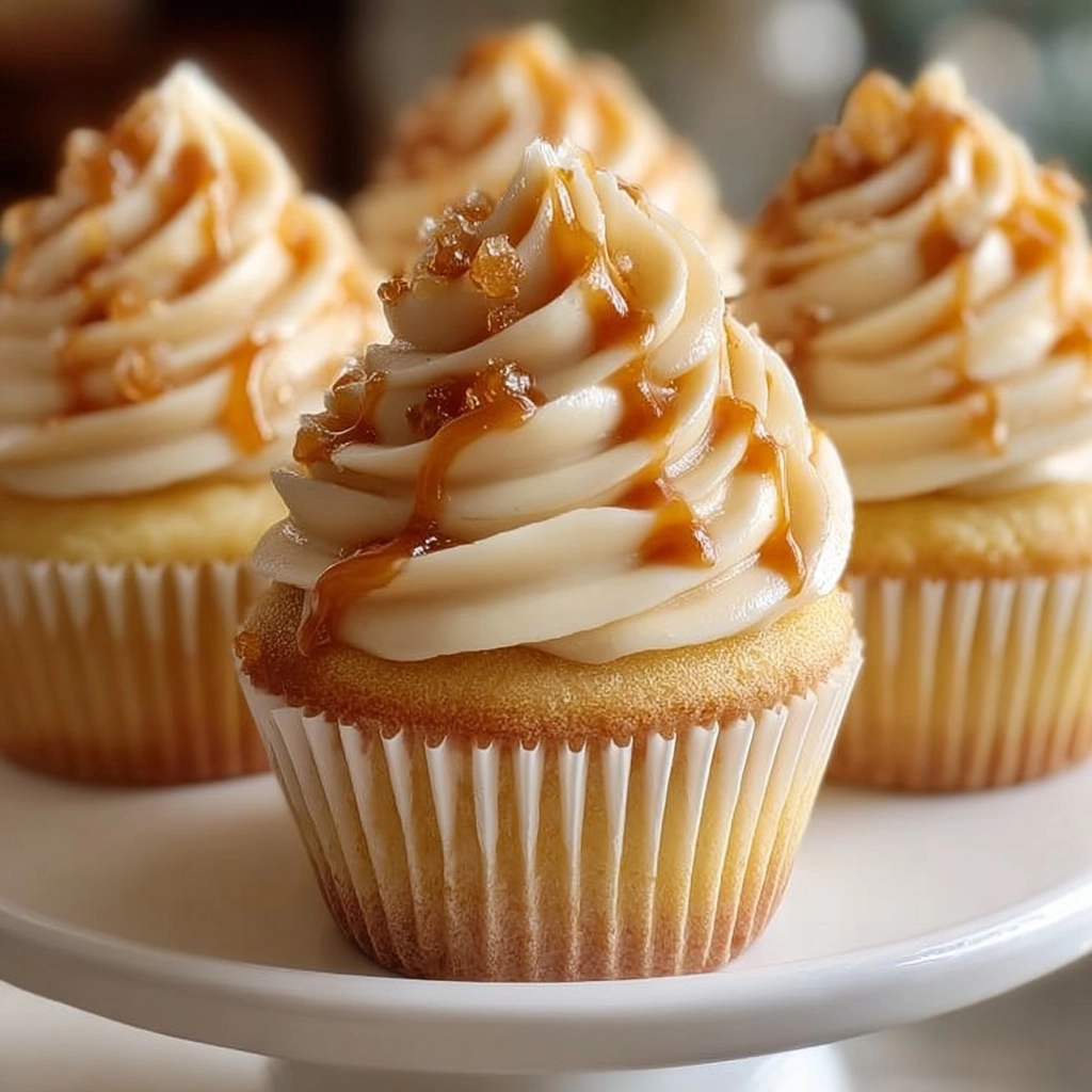 SALTED CARAMEL CREAM CHEESE CUPCAKES Recipe