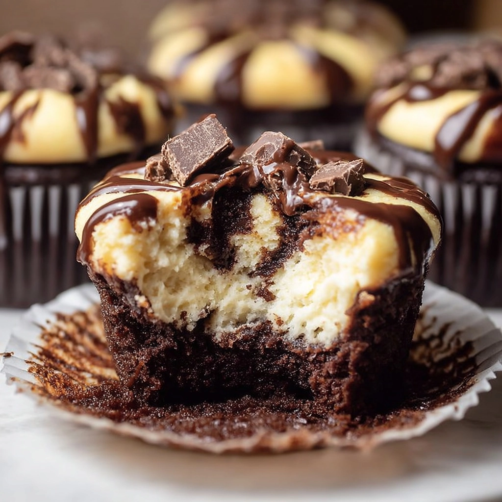 Chocolate Cheesecake Muffins Recipe