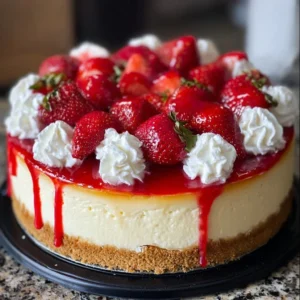Perfect Strawberry Cheesecake Recipe