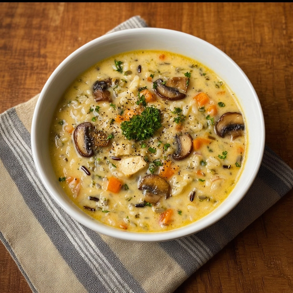 Chicken Mushroom Wild Rice Soup Recipe