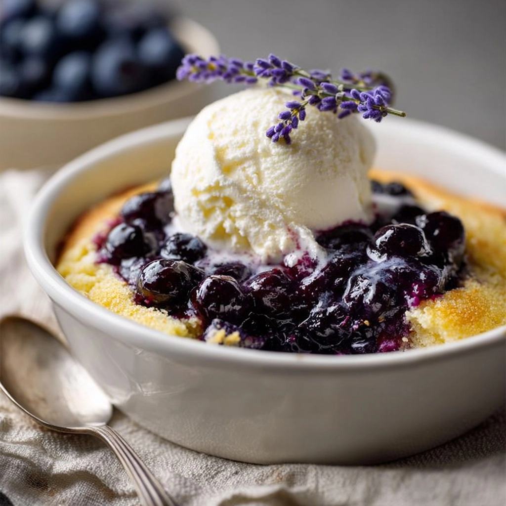 Lemon & Blueberry Magic Cobbler Recipe