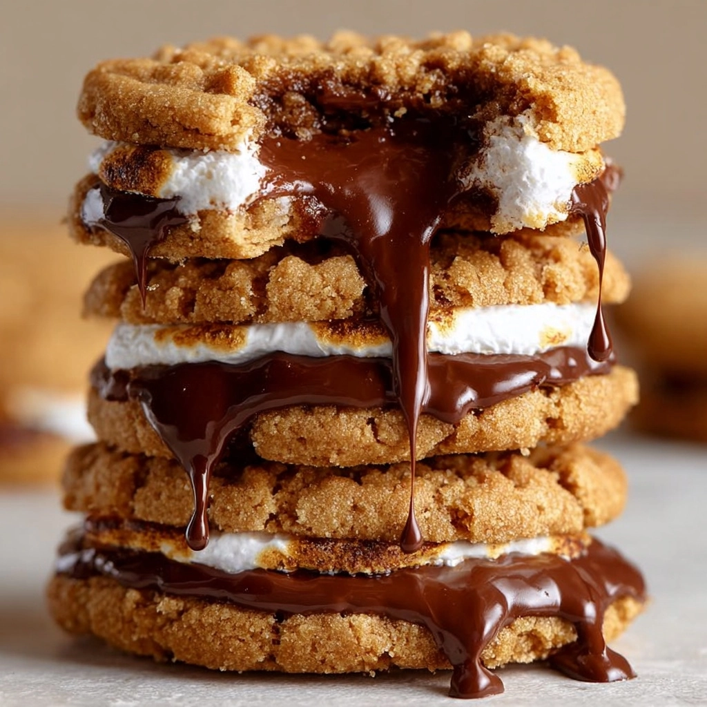 Peanut Butter S’mores Sandwich Cookies Recipe