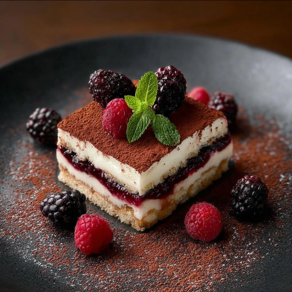 Berry Mascarpone Dessert Bars Recipe