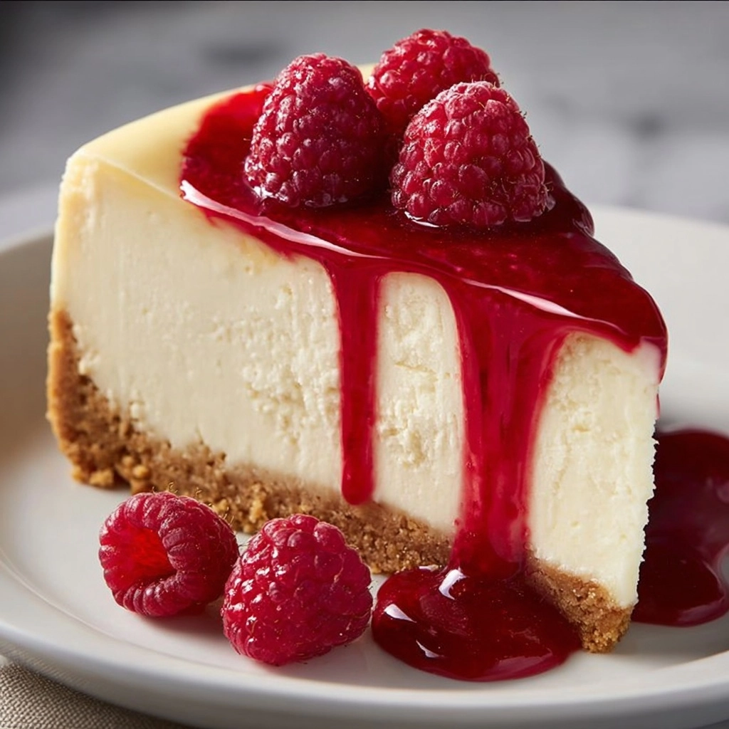 White Chocolate Raspberry Cheesecake Recipe 3 White Chocolate Raspberry Cheesecake Recipe - Recipe Image