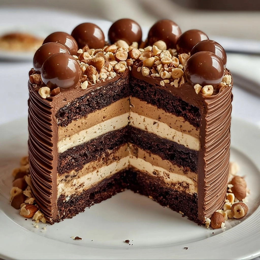 Nutella Hazelnut Luxury Cake** Recipe