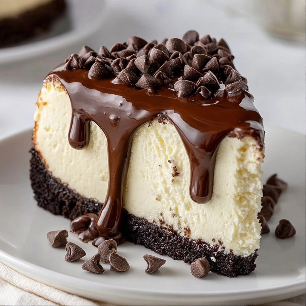 Classic Cheesecake with Chocolate Ganache** Recipe