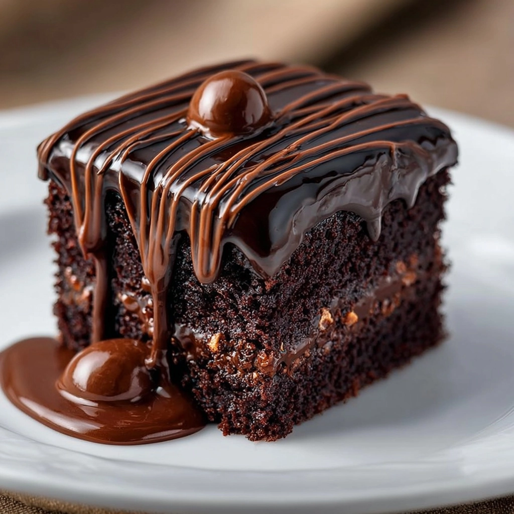 Luscious Chocolate Ganache Cake Indulgence Recipe