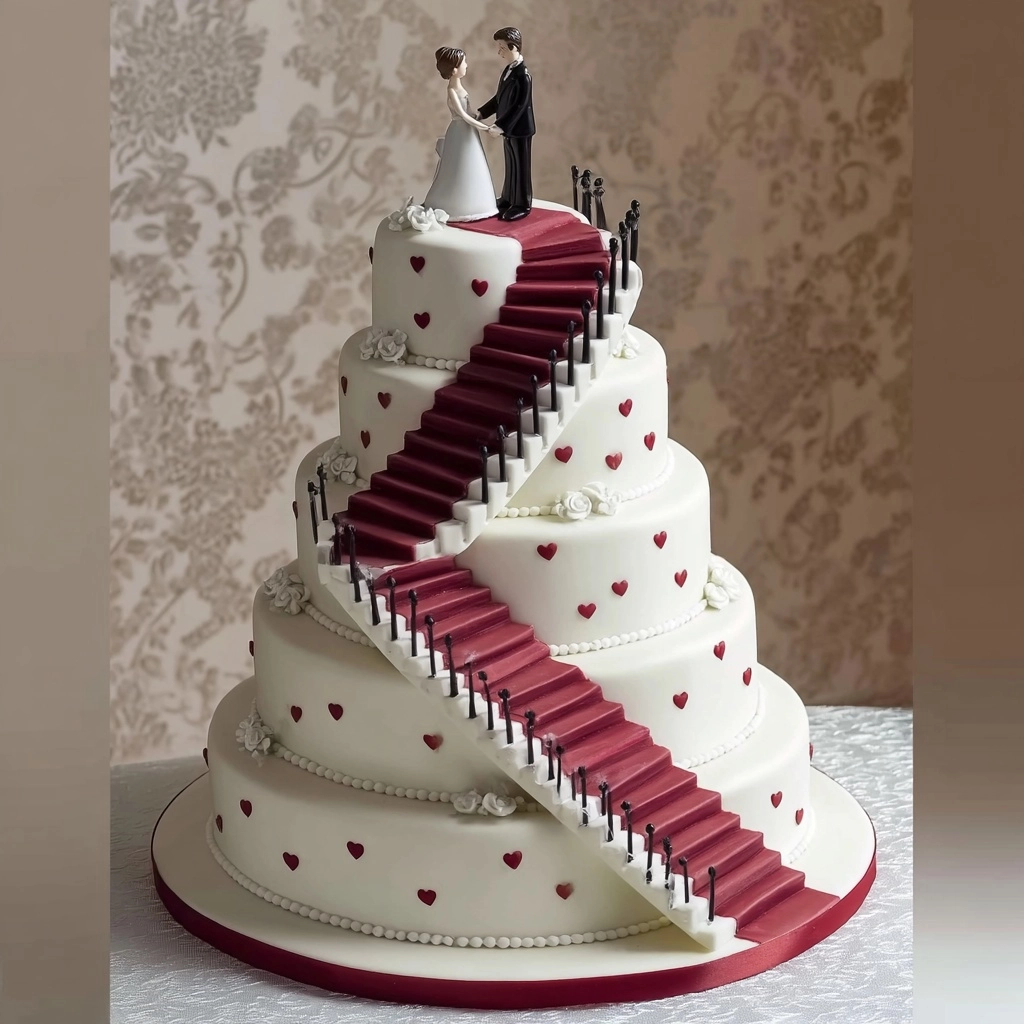 Grand Staircase Wedding Cake Recipe