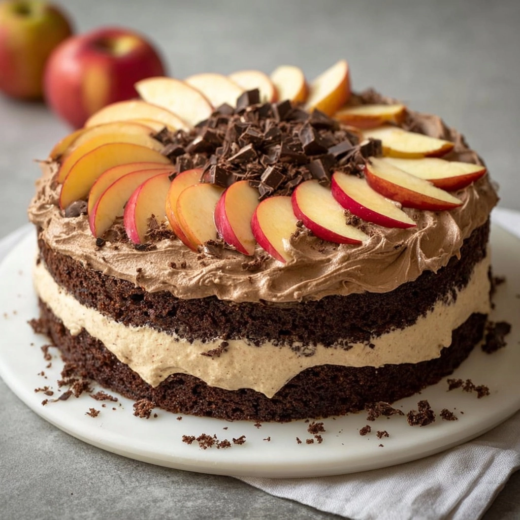 Apple Chocolate Harmony Cake Recipe