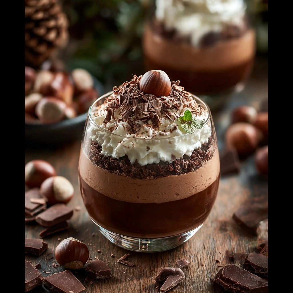 Chocolate Hazelnut Mousse Cups Recipe