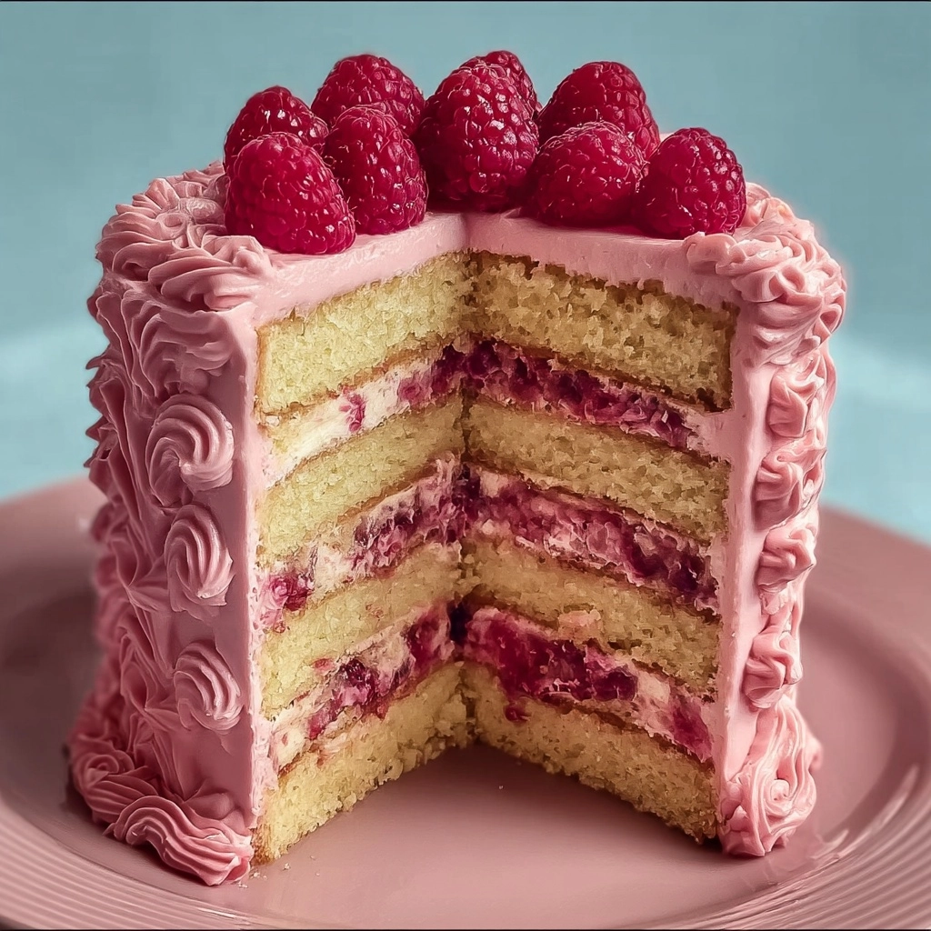 Raspberry Layer Cake Recipe