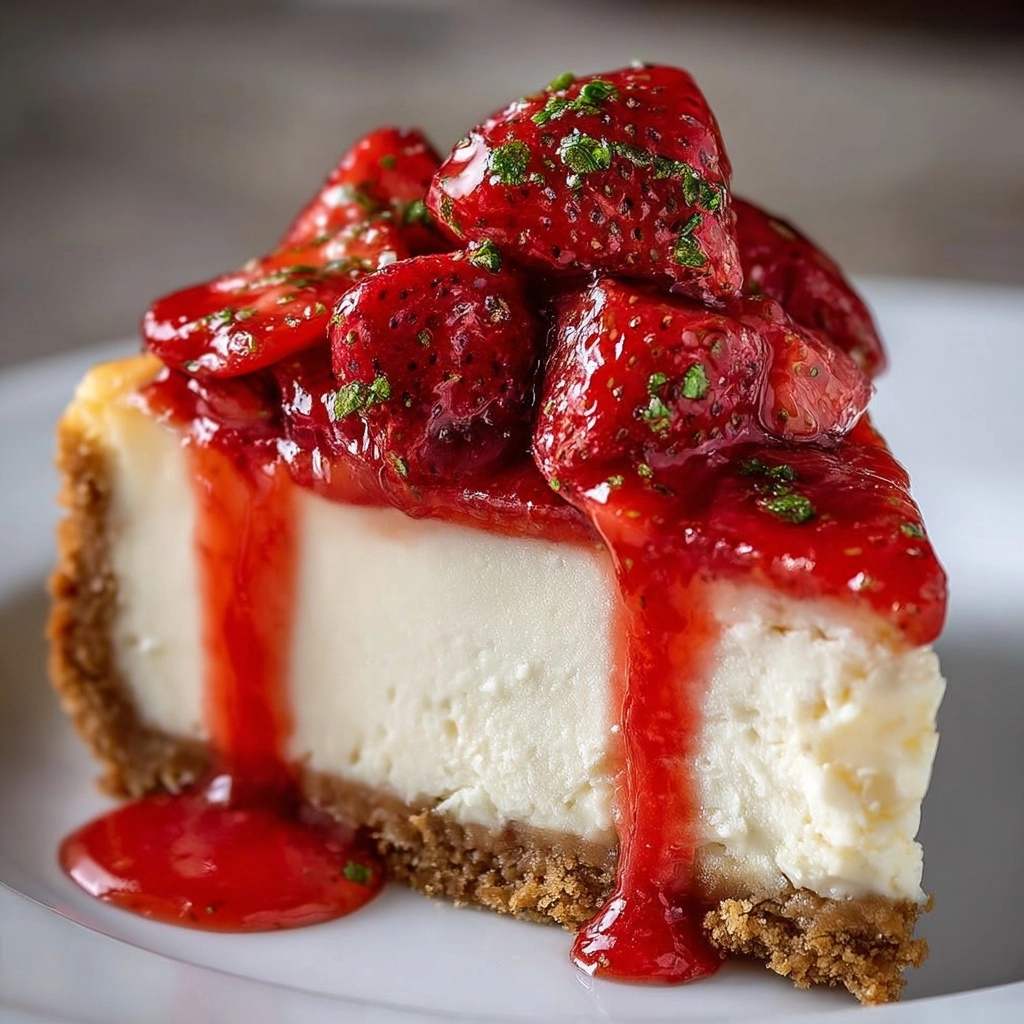 Heavenly Strawberry Cheesecake Recipe