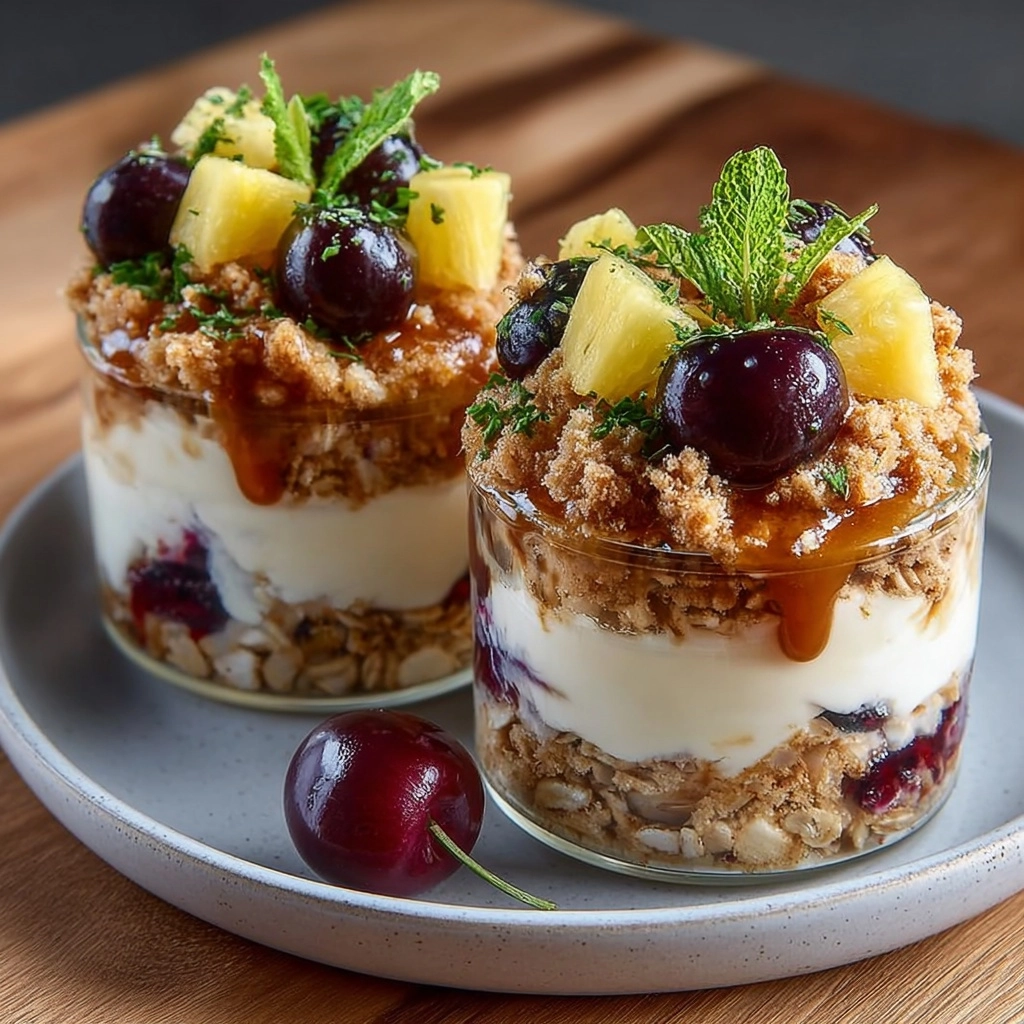 Coconut Yogurt Parfaits with Tropical Fruits Recipe