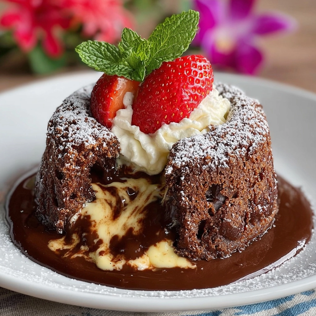 Peanut Butter Chocolate Lava Cake Recipe
