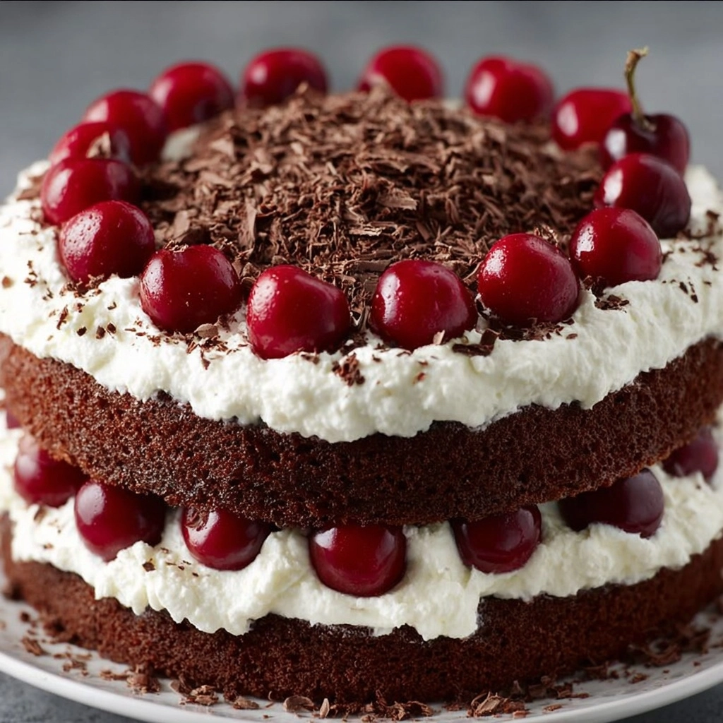 Black Forest Cake Recipe - Recipe Image